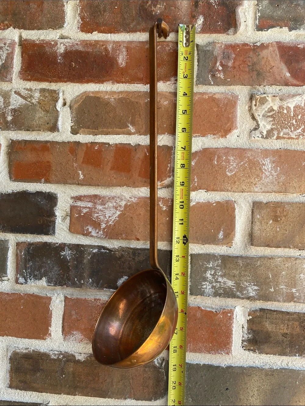 Decorative Hanging Copper Ladle Wall Accent